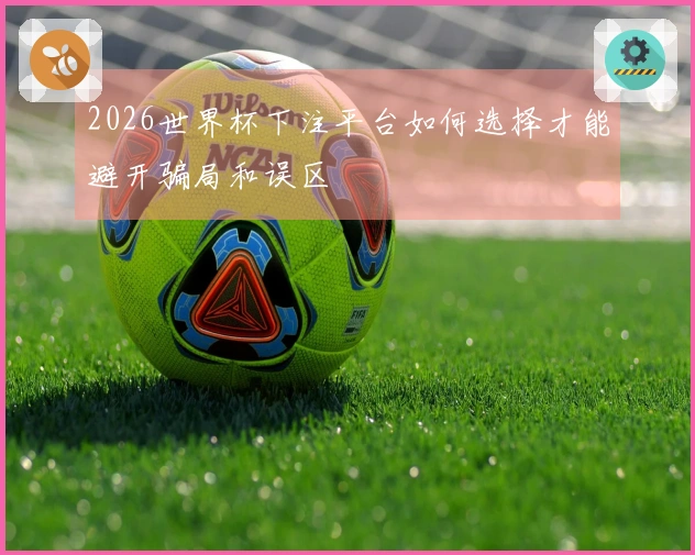 2026世界杯下注平台如何选择才能避开骗局和误区